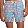 5.5" The Rock-a-Croc Swim Trunk - Dusty Blue