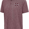 Mississippi State Polo - Maroon Heather