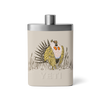 Flask Upland Bird - Cape Taupe