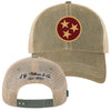 Tri-Star Grey Trucker Hat - Grey