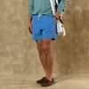 6" Sailport Solid Swim Short - Cornflower Blue