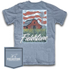 USA Barn Tee - Saltwater