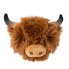 2-in-1 Fetch Ball Dog Toy - Highland Cow