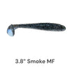 3.8 Pt Swimbaits - Smoke Metalflake