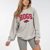 Arkansas Corded Crew Fleece - Steel