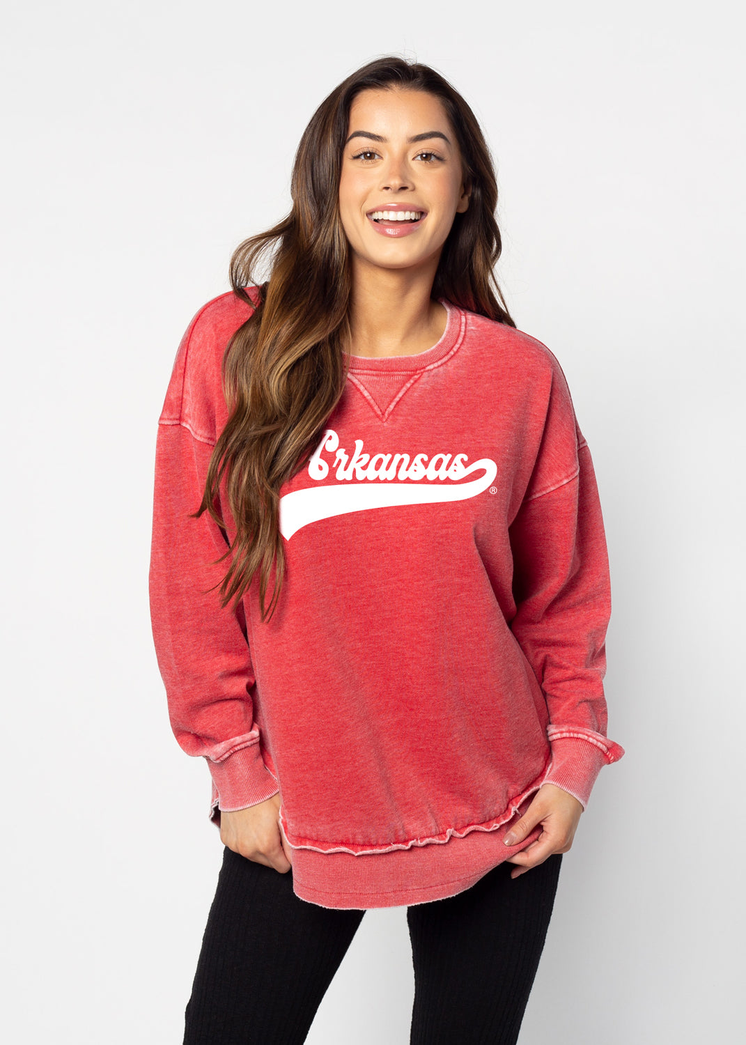 arkansas mom corded pullover