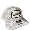 Outdoor Rubber Patch 112 Hat - Blizzard Duck Camo/White