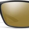 Riptide Sunglasses - Polarized Bronze Mirror Lens - Black Frame
