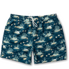 6" Sailport Print Swim Short - Dark Indigo