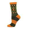 Owl Alert Sock - Green