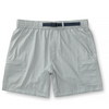7" On The Fly Performance Short - Quarry grey