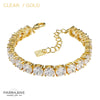 Impression Bracelet - Gold/Clear