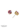 Impression Earrings - Iridescent Coral