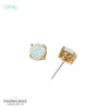 Impression Earrings - Opal