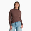 Verona Rib Long Sleeve - Coffee