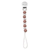Silicone Pacifier Clip - Mini Lentil-Coconut
