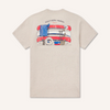 American Summertime Tee - Washed Oatmeal