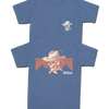 Cowboy Skull Pocket Tee - Blue Jean