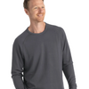 M- Lightweight Fleece Crew - Black Sand
