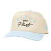Bless Your Heart Trucker Hat - Powder Blue/Natural