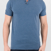 Burnout Henley - Ens Blue