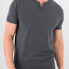 Burnout Henley - Dark Grey
