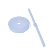 Silipint Silicone Lid/Straw Set - White