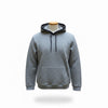 Cotton Brothers Quilted Hoodie - Grey/Navy