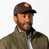 Trucker Hat with Camo Mesh - Dark Brown