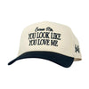 Excuse Me Trucker Hat - Black/Natural