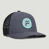 Brand Flag Trucker Hat - Slate Blue