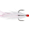 Gama Feathered Treble 2Pk - White/Red