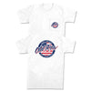 Circle Logo USA Pocket Tee - White