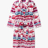 The Fly-Mingos Long Robe - Off White - Pattern Base