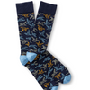 Flying Mallard Sock - Navy