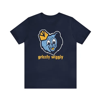 Grizzly Wiggly Tee - NAVY