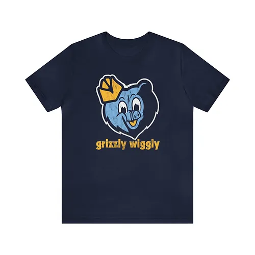 Grizzly Wiggly Tee - NAVY