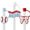 Straw Topper Set - Home Run