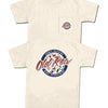 USA Camo Ivory Circle Logo Pocket Tee - Ivory