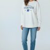Memphis Campus Pullover - White Embroidery