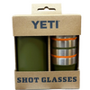 Yeti Shot Glasses & Case - Olive/King Crab Orange