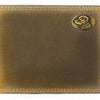Vintage Tan Leather Bifold Wallet - Lab