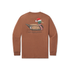 Vintage Duck Decoy Long Sleeve - Southern Santa - Washed Walnut