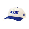Liability Trucker Hat - Royal/Natural