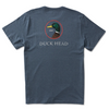 Duckhead Logo Tee - Heather Navy