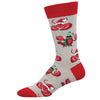 Festive Lobsters - Light Gray Heather