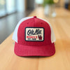 University of Miss. Trucker Hat - Melange Scarlet/White