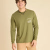 The Handy Man Long-sleeve Tee - Olive