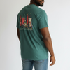 Seawash Tee - St Charles Sips - Dark Green