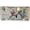 Duck Stamp License Plate - 1975 Wood